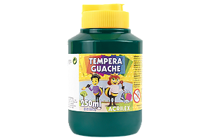 TINTA GUACHE 250 ML ACRILEX UNIDADE VERDE BANDEIRA UNIDADE