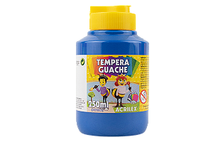 TINTA GUACHE 250 ML ACRILEX UNIDADE AZUL TURQUESA UNIDADE