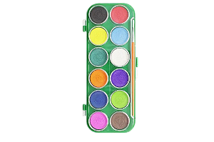 AQUARELA 12 CORES ESTOJO LEO E LEO