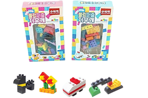 BORRACHA LEGO  CAIXA  UNIDADE