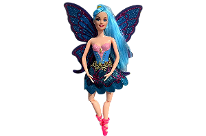 BONECA FADA BAILARINA ARTICULADA UNIDADE
