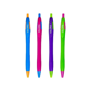 CANETA ESF. COLORS 0.7MM. TINTA  UND LYKE