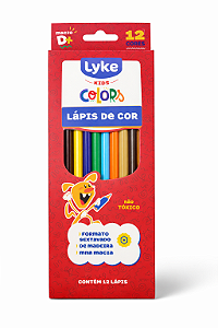 LAPIS DE COR 12 CORES SEXTAVADO MADEIRA LYKE