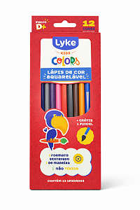 LAPIS DE COR 12 CORES SEXTAVADO AQUARELAVEL - MADEIRA LYKE