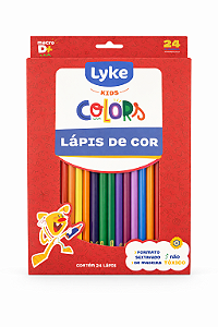 LAPIS DE COR - 24 CORES SEXTAVADO - MADEIRA LYKE