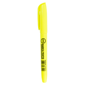 MARCA TEXTO SLIM AMARELO UN LEO E LEO