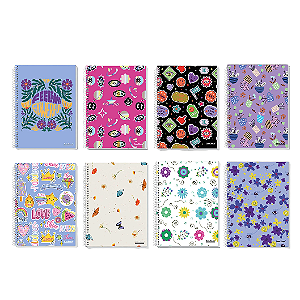 CADERNO UNIVERSITARIO ESP. CD 10M 200 FLS UAU UN