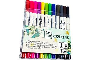 BRUSH PEN C/12 UNIDADES