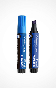 PINCEL MARCADOR AVULSO AZUL COMPACTOR
