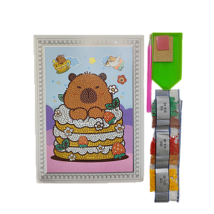 PINTURA DIAMENTE CAPIVARA
