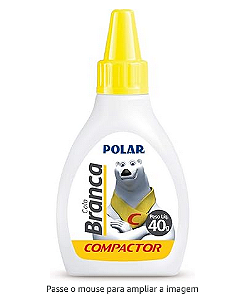 COLA POLAR BRANCA 40g COMPACTOR UNIDADE