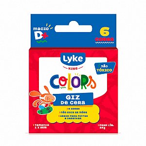 GIZ DE CERA 10X50MM - 6 CORES LYKE