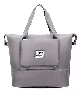 BOLSA DOBRAVEL CINZA