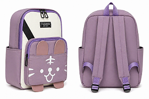 MOCHILA INFANTIL ROXA