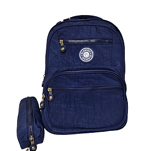 MOCHILA ELEMO COM ESTOJO AZUL
