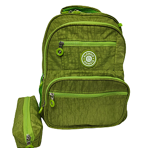 MOCHILA ELEMO COM ESTOJO VERDE
