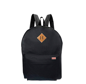 MOCHILA JUVENIL 40CM PRETA KAZ