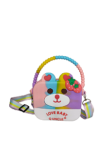 BOLSINHA DE SILICONE URSO LOVE