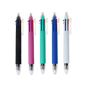 CANETA ESF 6 EM 1 5 CORES + LAPISEIRA 0.7mm UNIDADE LYKE