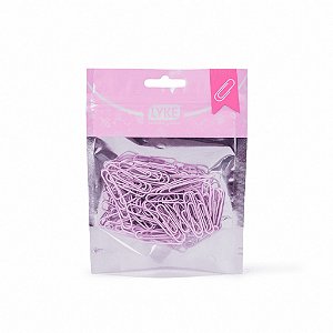 CLIPS 33MM ROSA PASTEL - 100 PCS LYKE
