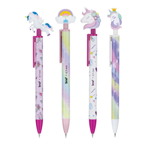 LAPISEIRA PLÁSTICA DIVERTIDA 0,7MM - UNICORN BRW UNIDADE