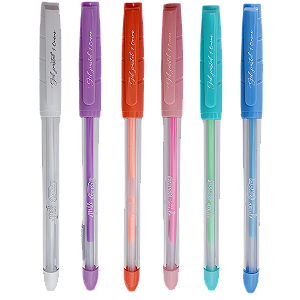 CANETA ESFEROGRÁFICA GEL 1.0MM - PASTEL UNIDADE BRW