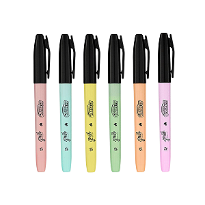 MARCA-TEXTO COR PASTEL UNIDADE BRW