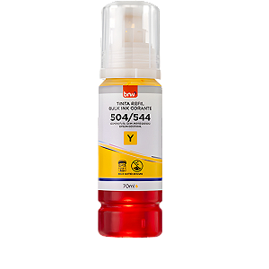 TINTA REFIL CORANTE 544 YELLOW P/ EPSON 70ml - CX C/ 1UN