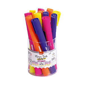 MARCA TEXTO INFINITY NEON C/CHEIRO CX C/12 UNID BRW