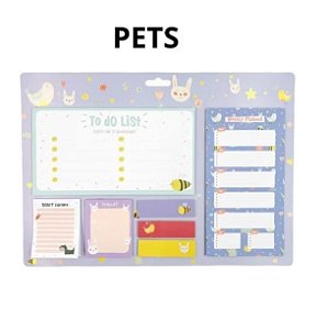 BLOCO DE NOTAS EM PAPEL ADESIVO PETS