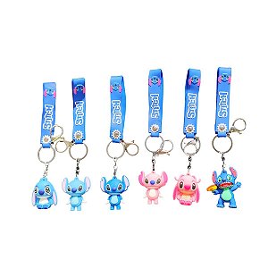 CHAVEIRO STITCH E ANGEL P