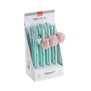 CANETA ESFEROGRÁFICA DIVERT GEL APAG 0.7MM CX C/12 UNIDADES BRW