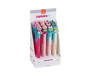 LAPISEIRA PLÁSTICA DIVERTIDA 0,7MM - TUTTI FRUTTI BRW CX C/12 UNI
