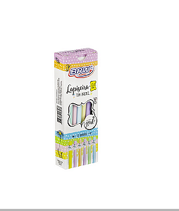 LAPISERIA TONS PASTEIS 0,7 MM CX C/12 UNIDADES BRW