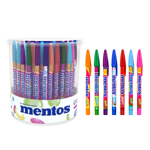 ESFEROGRAFICA JET LUX MENTOS KIT C/12 UN COMPACTOR