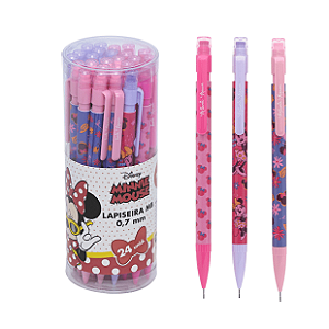 LAPISEIRA MB MINNIE 0,7 MM POTE C/24 UNI MOLIN