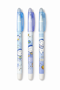 CANETA APAGAVEL URSINHO ASTRONAUTA CX C/12 UNIDADE