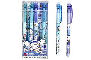 CANETA APAGAVEL URSINHO  ASTRONAUTA  CX C/12 UNIDADE