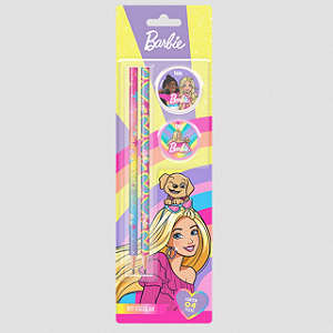 KIT ESCOLAR BARBIE CART 4PCS TRIS