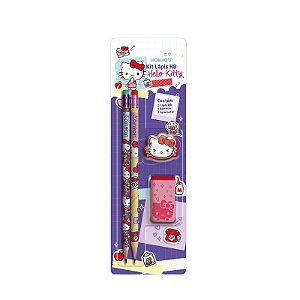 KIT LAPIS HB HELLO KITTY 2 LAPIS/APONTADOR/BORRACHA UNIDADE LEO E LEO