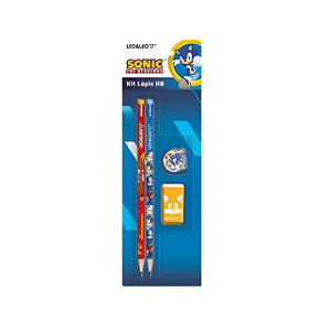 KIT LAPIS HB SONIC 2 LAPIS/APONTADOR/BORRACHA LEO E LEO