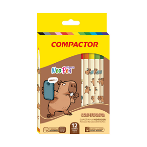 HIDROGRAFICA NEO PEN GIGANTE CAPIVARA C/12 COMPACTOR
