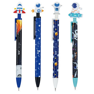 LAPISEIRA PLÁSTICA DIVERTIDA 0,7MM - ASTRONAUT UNIDADE BRW