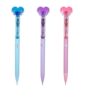 LAPISEIRA PLÁSTICA 0,7MM DIAMOND HEART UNIDADE BRW