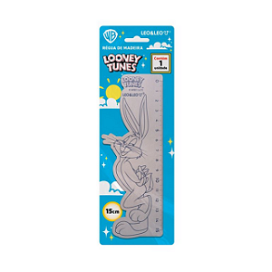 REGUA DE MADEIRA DECORADA LOONEY TUNES OPPBAG C/1 UND LEO E LEO