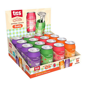 APONTADOR DEP E BORR TRIS SODA CAIXA C/16 UNIDADES TRIS