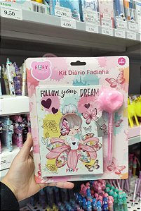 KIT DIARIO FADINHA  FOFY