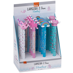 LAPISEIRA PLÁSTICA 2.0MM UNILUZ CAIXA C/12 UNID BRW