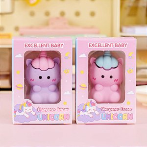 BORRACHA COM APONTADOR UNICORNIO UNIDADE