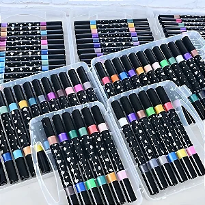 CANETA ACRÍLICA GLITTER